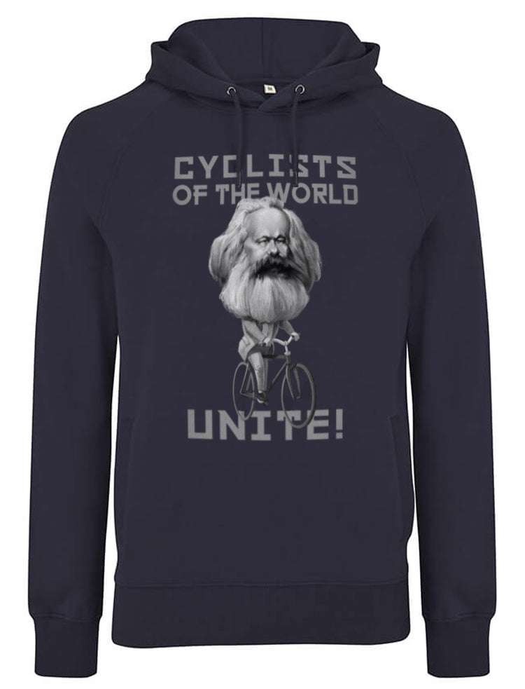 CYCLISTS OF THE WORLD UNITE! KARL MARX | HOODIE