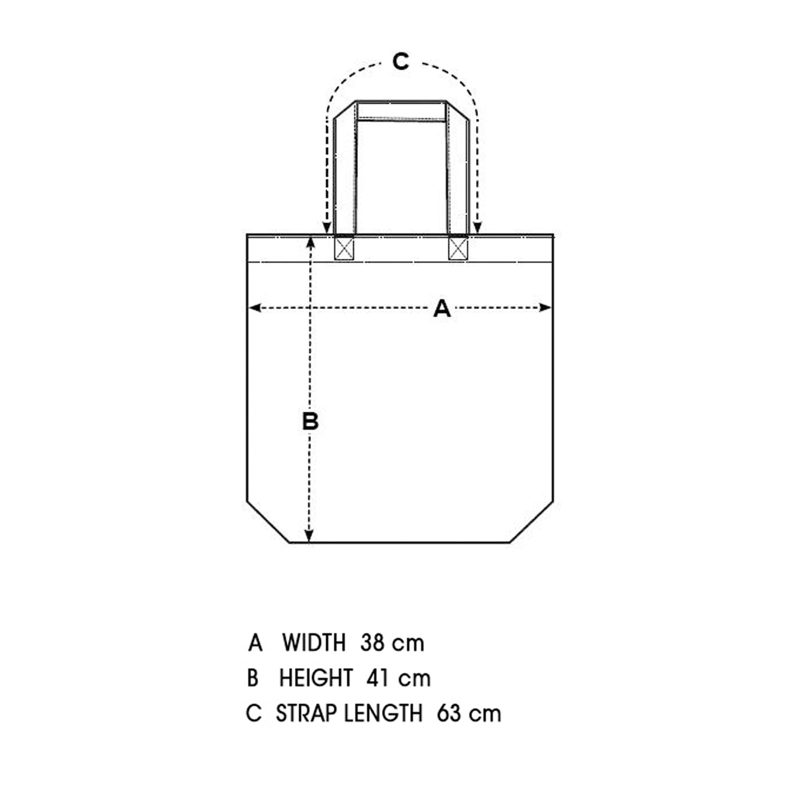 Panache Cycle Tote Bag Size Guide