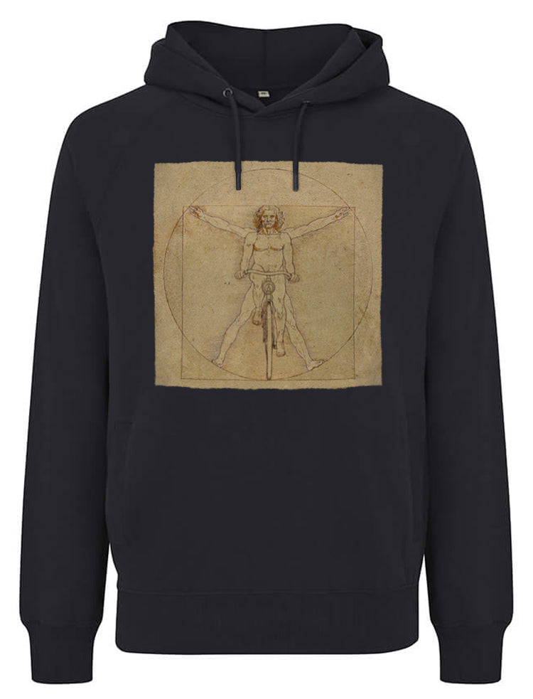 VITRUVIAN MAN ON HIS BIKE | HOODIE