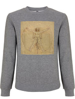 VITRUVIAN MAN ON HIS BICYCLE | SWEATSHIRT