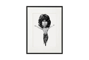 CYCLING ART | JIM MORRISON RIDING HIS BICYCLE