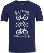 Variety is the Spice of Life Men’s Cycling T-shirt Navy